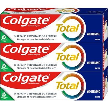 Obrázok COLGATE Total Whitening 3× 75 ml (8590232000715)