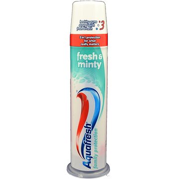 Obrázok Aquafresh Family Protection Fresh & Minty zubná pasta pre zdravé zuby a ďasná  100 ml