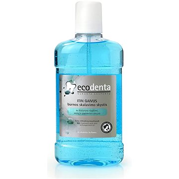 Obrázok ECODENTA EXTRA Refreshing mouthwash with hyaluronic acid, mint and peppermint oil 500 ml (4770001336267)