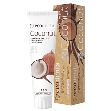 Obrázok ECODENTA COSMOS ORGANIC anti-plaque toothpaste with coconut oil and zinc salt 100 ml (4770001336762)