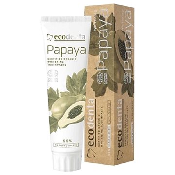 Obrázok ECODENTA COSMOS ORGANIC Whitening toothpaste with papaya extract 100 ml (4770001336779)