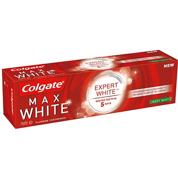 Obrázok Colgate Max White Expert White bieliaca zubná pasta príchuť Soft Mint 75 ml