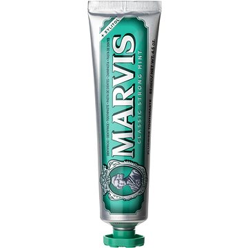 Obrázok MARVIS Classic Strong Mint zubná pasta s fluoridy, 85 ml 