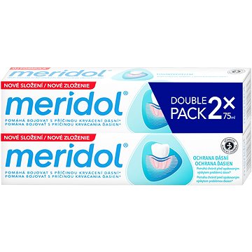 Obrázok Meridol Dental Care zubná pasta podporujúci regeneráciu  podráždených ďasien  2 x 75 ml