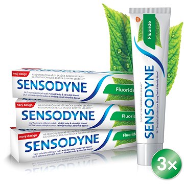 Obrázok SENSODYNE Fluoride 3 × 75 ml (2000009007442)