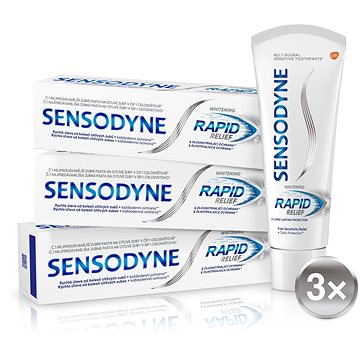 Obrázok SENSODYNE Rapid Whitening 3 × 75 ml (2000012592935)