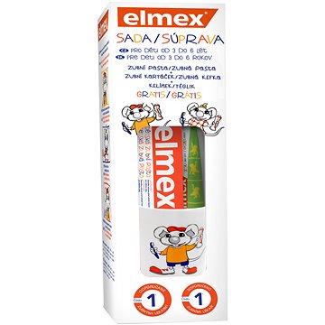 Obrázok Elmex Kids 3-6 Years sada pre dokonale čisté zuby (pre deti) 