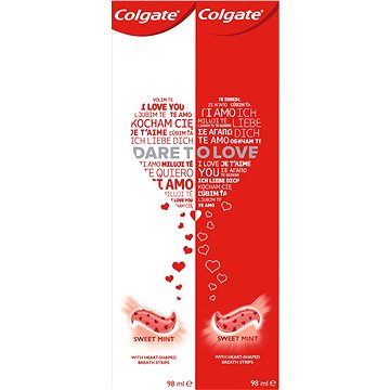 Obrázok Colgate Dare To Love zubná pasta pre svieži dych Sweet Mint 2 x 98 ml