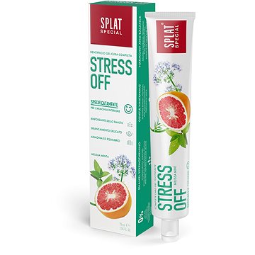 Obrázok Splat Professional Stress Off gélová zubná pasta pre šetrné bielenie a ochranu zubnej skloviny 75 ml