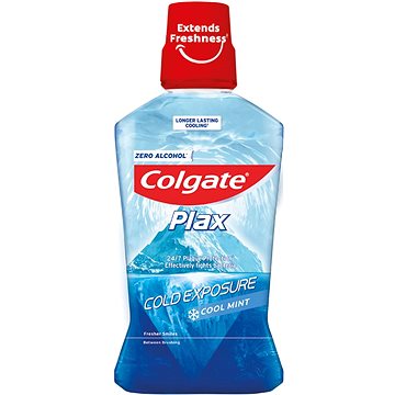 Obrázok Colgate Plax Cold Explosure ústna voda proti zubnému povlaku Cool Mint 500 ml