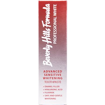 Obrázok Beverly Hills Formula Professional White Advanced Sensitive Whitening bieliaca zubná pasta pre citlivé zuby 100 ml