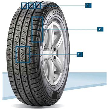 Obrázok Pirelli Carrier Winter ( 195/75 R16C 110/108R )