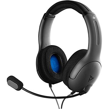 Obrázok PDP LVL40 Wired Headset – čierny – PS4 (708056065676)