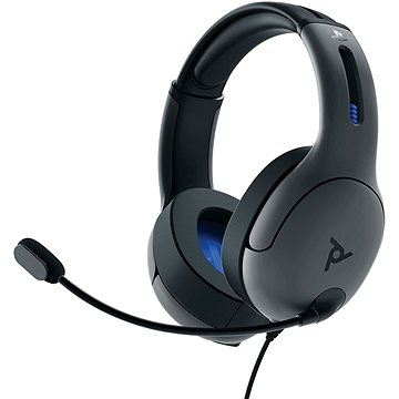 Obrázok PDP LVL50 Wired Headset – sivý – PS4 (708056064532)