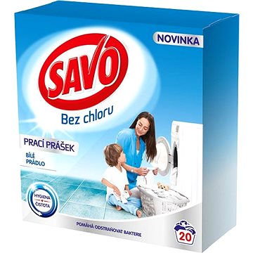 Obrázok SAVO bílé prádlo 1,4 kg (20 praní) (8710447398456)