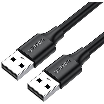 Obrázok Ugreen USB 2.0 (M) to USB 2.0 (M) Cable Black 1 m (10309)