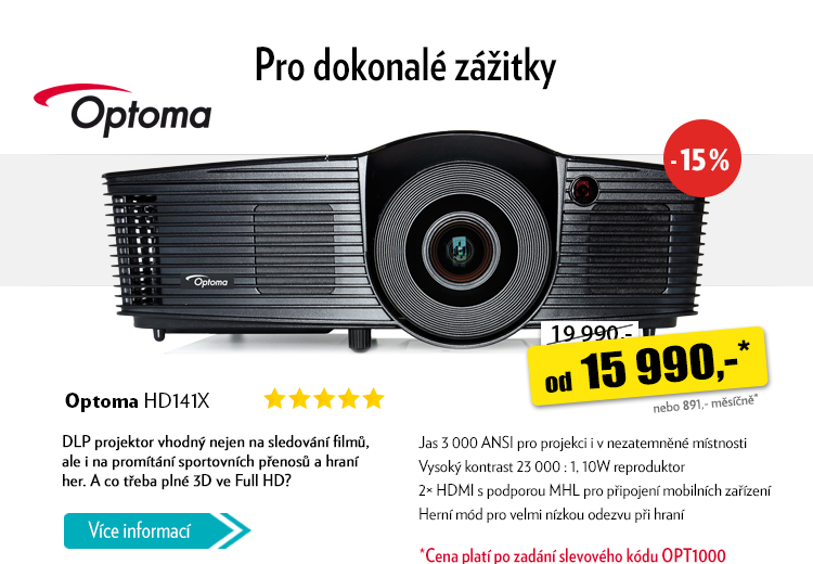 DLP projektor Optoma HD141X