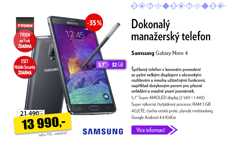 Smartphone Samsung Galaxy Note 4