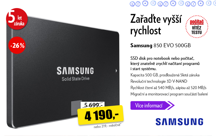 SSD disk Samsung 850 EVO
