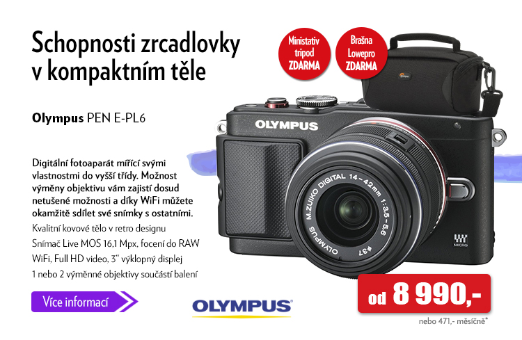 Fotoaparát Olympus PEN E-PL6