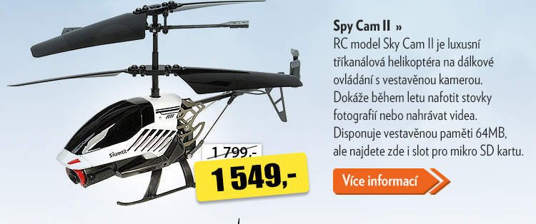 RC vrtulník Spy Cam II