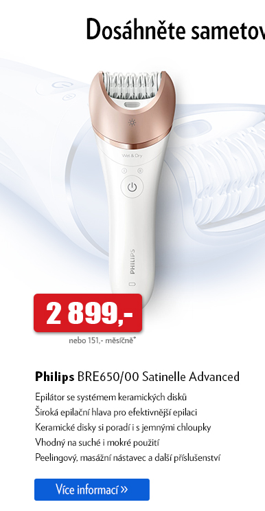 Epilátor Philips BRE650/00 Satinelle Advanced