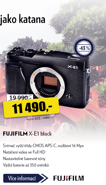 Fotoaparát Fujifilm X-E1