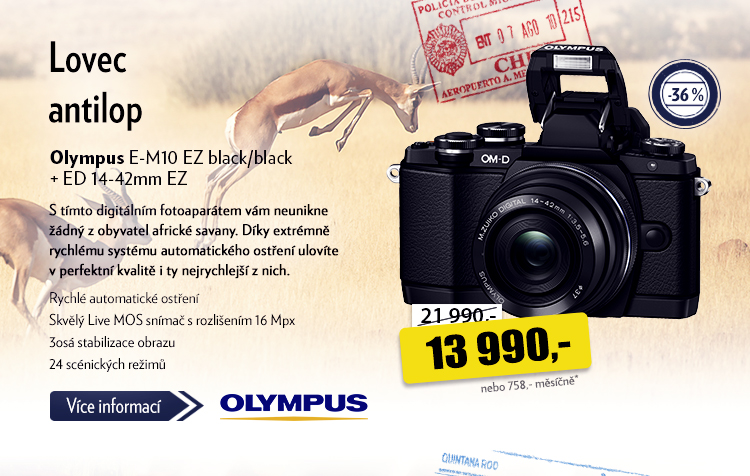 Fotoaparát Olympus E-M10 EZ
