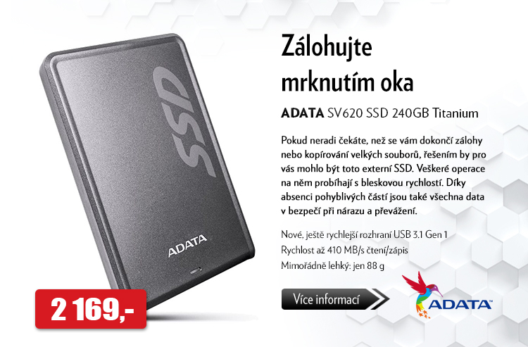 ADATA SV620 SSD 240GB Titanum