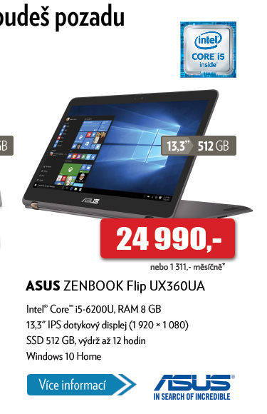 Notebook Asus Zenbook Flip UX360UA
