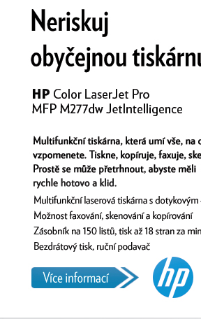 Tiskárna HP Color Laser Jet Pro MFP M277dw JetIntelligence