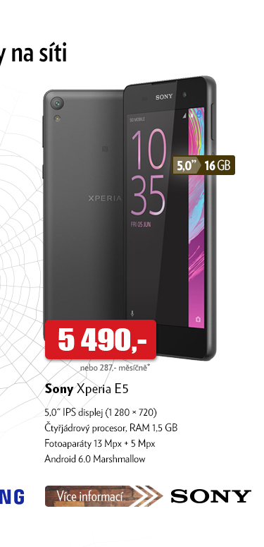 Telefon Sony Xperia E5