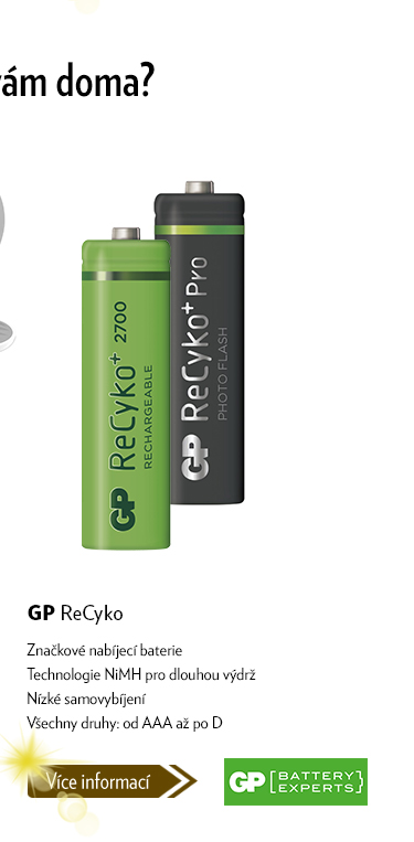 Nabíjecí baterie GP ReCyko