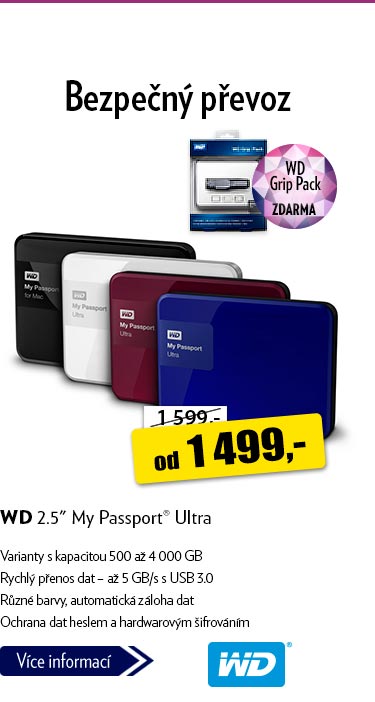 Externí disk WD 2.5" My Passport Ultra