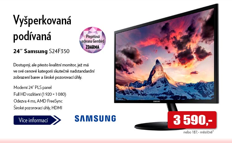 Televize 24" Samsung S24F350