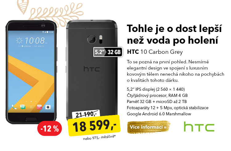 Telefon HTC 10 Carbon
