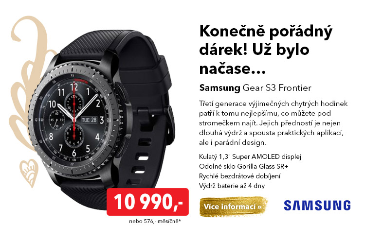 Chytré hodinky Samsung Gear S3 Frontier