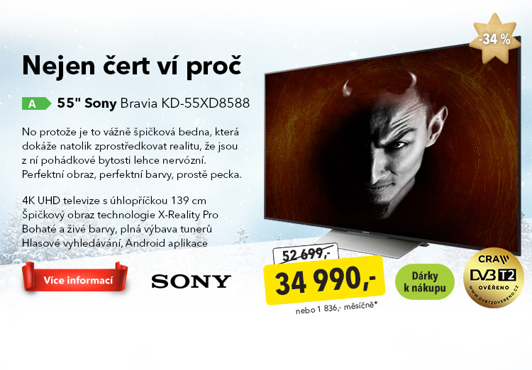 TV Sony Bravia KD-55XD8588