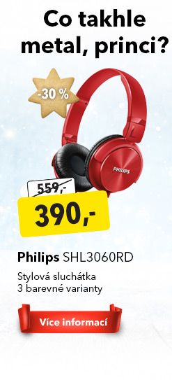 Sluchátka Philips SHL3060RD