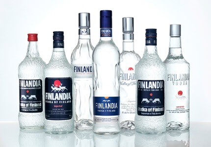 Finlandia vodka design lahve