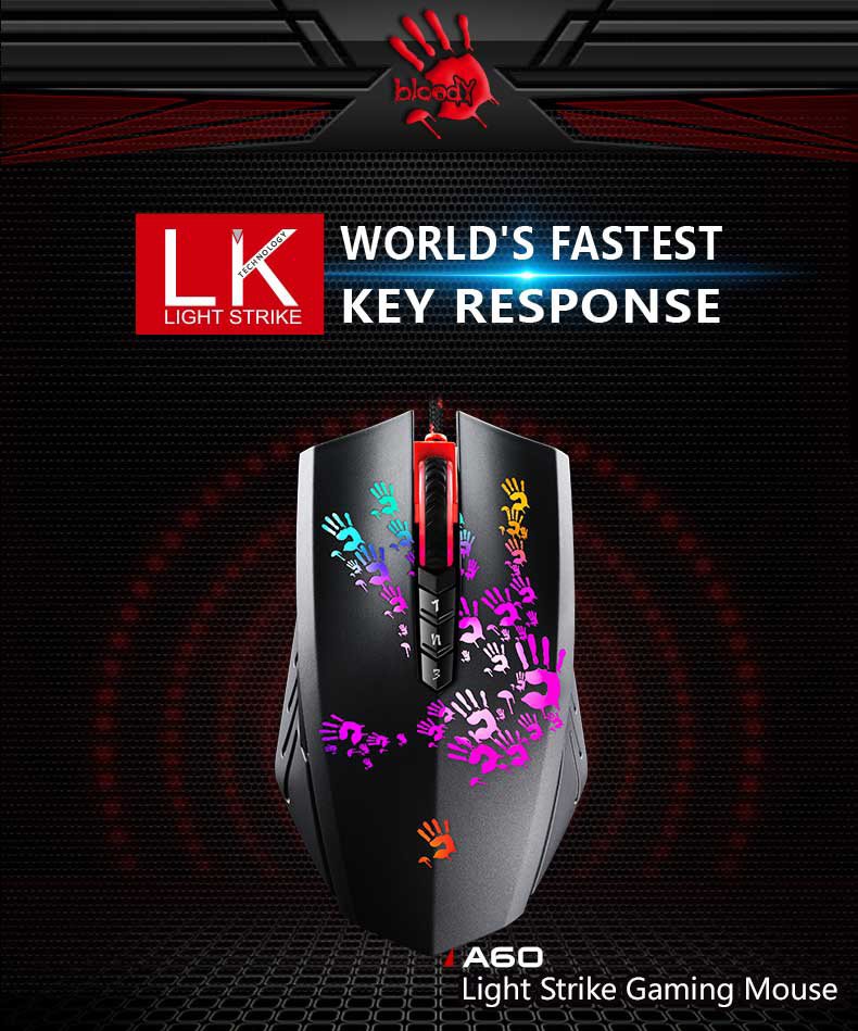 A4tech Bloody A60 Blazing V-Track Core 2 - Myš | Alza.cz