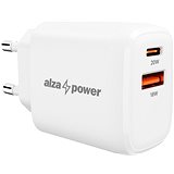 AlzaPower A100 Fast Charge 20W bílá