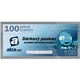 Elektronický dárkový poukaz Alza.cz na nákup zboží v hodnotě 100 Kč