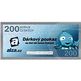 Elektronický dárkový poukaz Alza.cz na nákup zboží v hodnotě 200 Kč