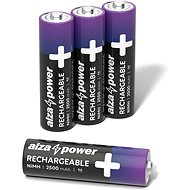 AlzaPower Rechargeable HR6 (AA) 2500 mAh 4ks v eko-boxu