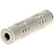 Spojka audio 3.5 mm JACK (F) --> 3.5 mm JACK (F)
