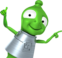 Alzák - famous green alien mascot | Krysot Minecraft Skin