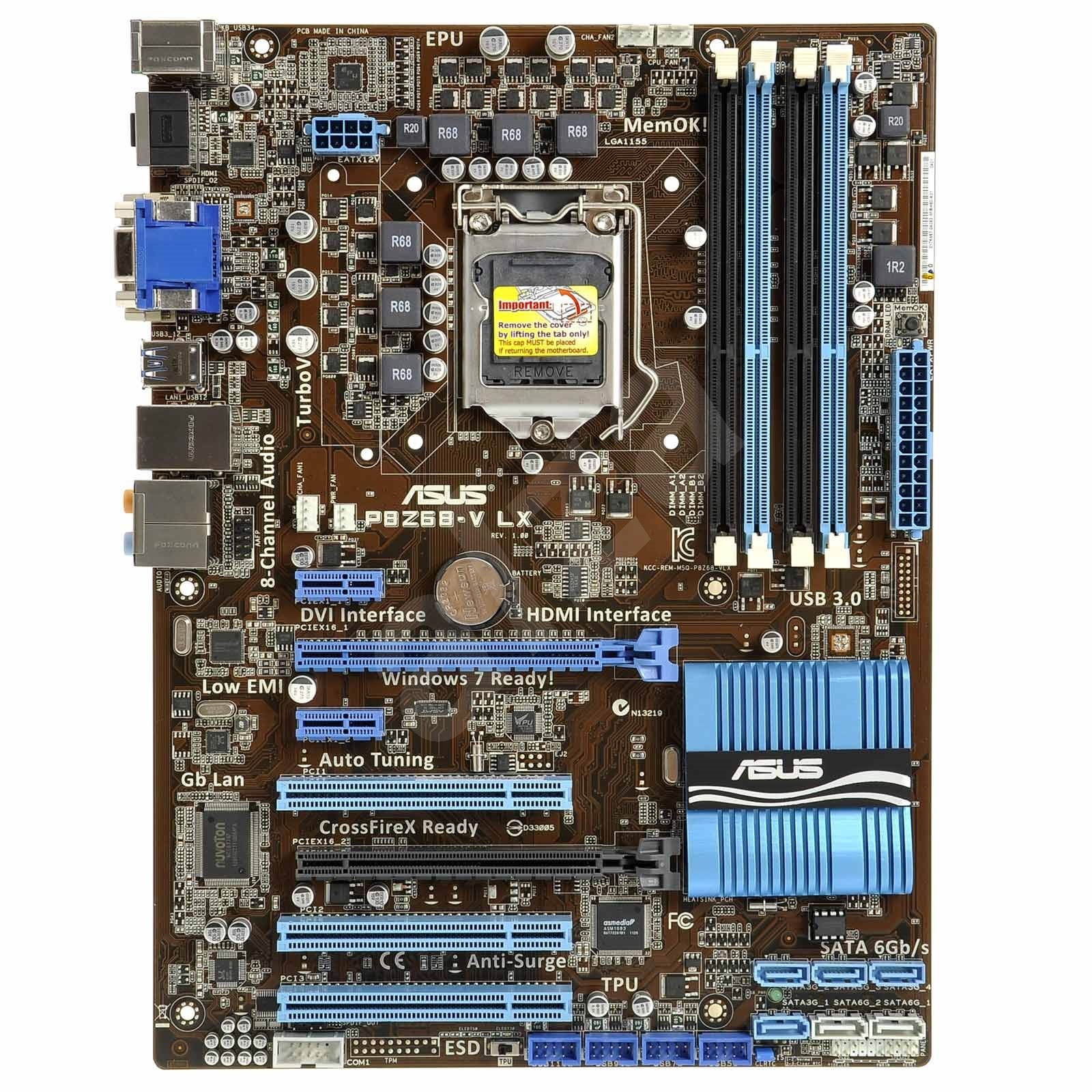 Обновление биос asus p8z68 v lx