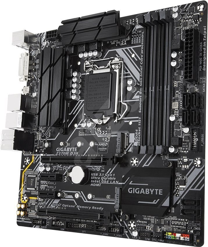 Материнская плата gigabyte z370m d3h обзор