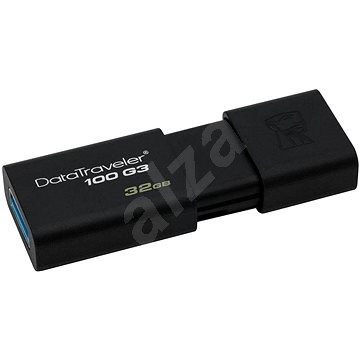 Flash disk Kingston DataTraveler 100 G3 32GB ÄernÃ½ | Alza.cz
